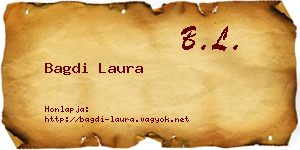 Bagdi Laura névjegykártya
